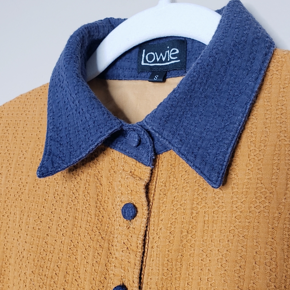 Lowie Modcloth | Collared Button Down Dress | Blu… - image 6